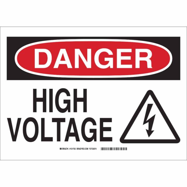 DANGER High Voltage Sign